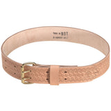 Klein Tools 5415S | Heavy-Duty Embossed Leather Tool Belt, Small
