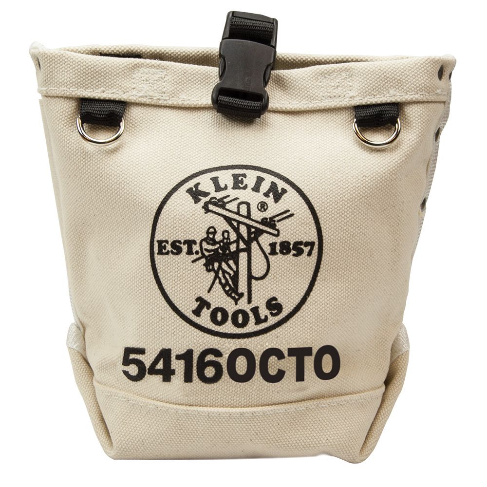 Klein Tools 5416OCTO | Tool Bag, Bull-Pin and Bolt Pouch, Loop Connect, 5 x 5 x 9-Inch