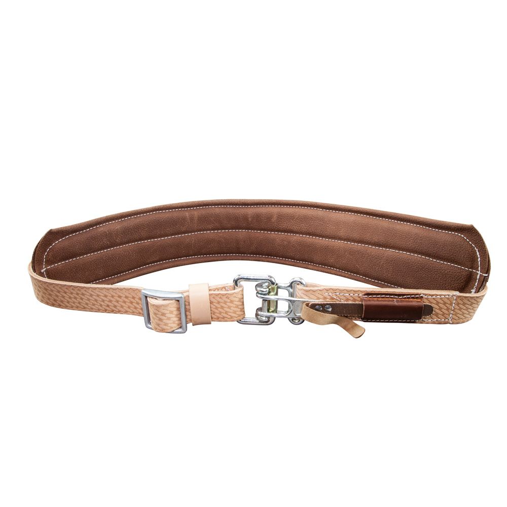Klein Tools 5426L | Padded Leather Quick-Release Belt, Large