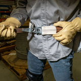 Klein Tools 5426M | Padded Leather Quick-Release Belt, Medium