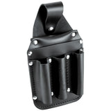 Klein Tools 5481 | Tool Pouch, Leather Pocket Tool Organizer, 6-Pockets, 5.75 x 2.5 x 10-Inch