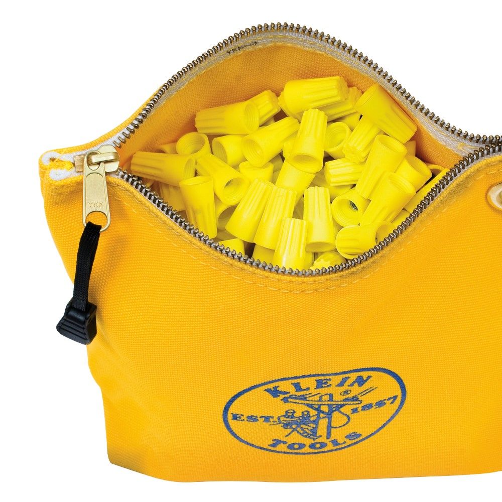 Klein Tools 5539CPAK | Assorted Canvas Zipper Bags, 3-Pack