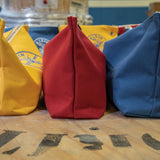 Klein Tools 5539LCPAK | Canvas Bags with Zipper, Large Assorted Colors, 3 Pack