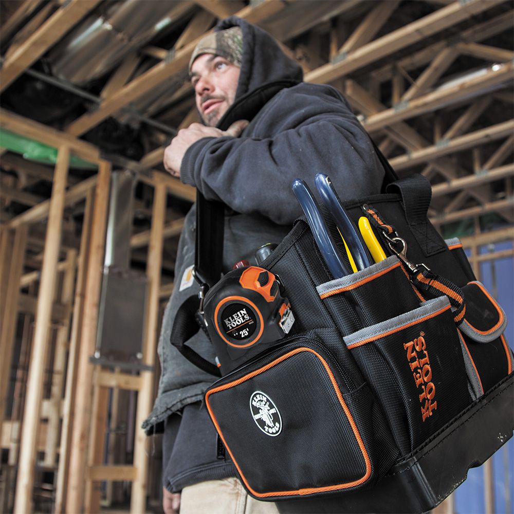 Klein Tools 5541610-14 | Tool Bag, Tradesman Pro Tool Tote, 40 Pockets, 10-Inch