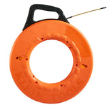 Klein Tools 56014 | Fiberglass Fish Tape with Spiral Leader, 200-Feet