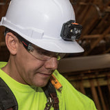 Klein Tools 56048 | Rechargeable Headlamp with Fabric Strap, 400 Lumens, All-Day Runtime
