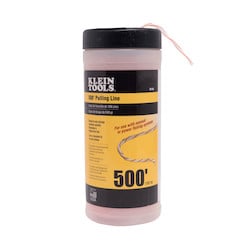 Klein Tools 56108 | Poly Pull Line with Orange Tracer 500-Feet