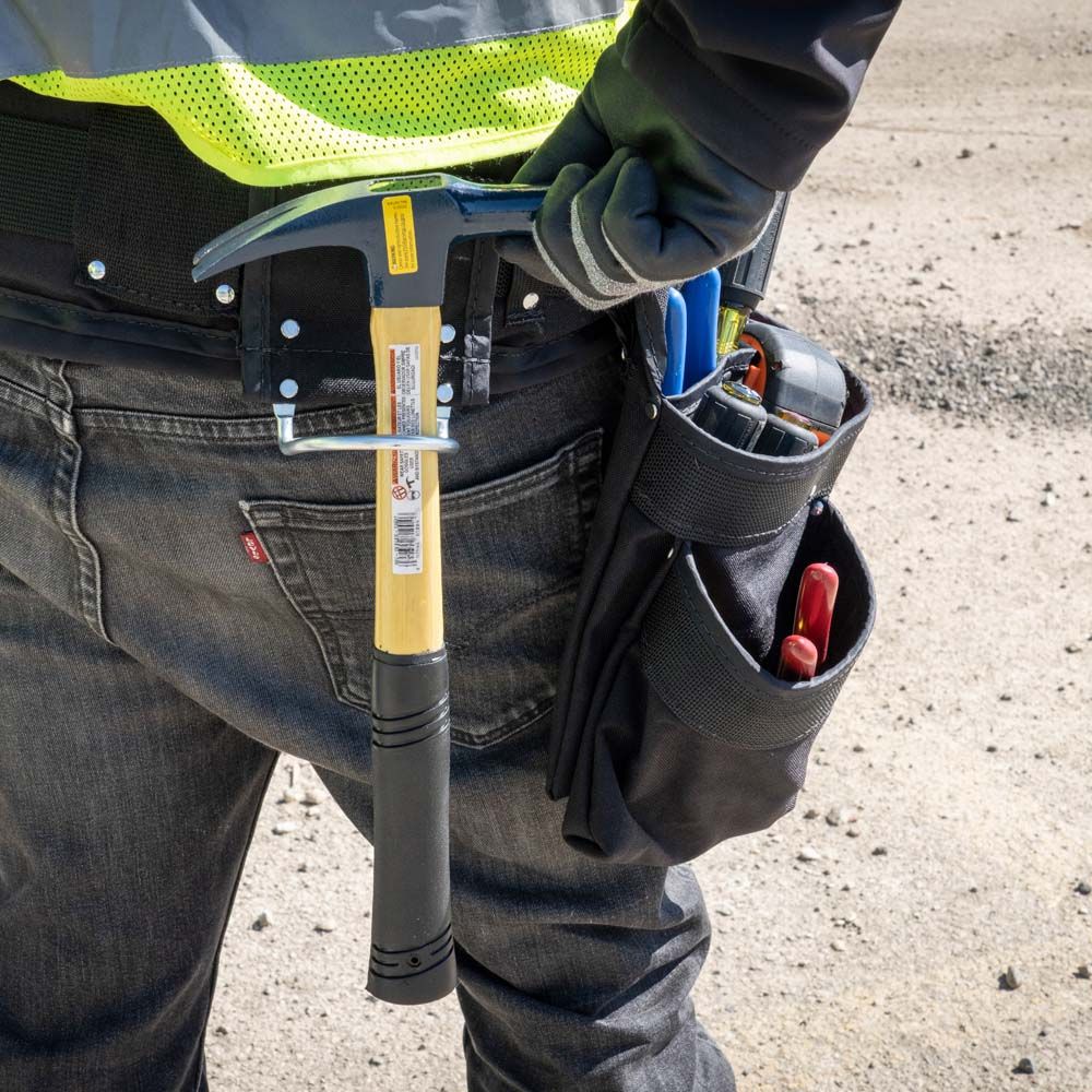 Klein Tools 5709XL | Electrician's Padded Tool Belt/Pouch Combo, 11-Pocket, 4-Piece, X-Large