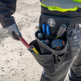 Klein Tools 5709XL | Electrician's Padded Tool Belt/Pouch Combo, 11-Pocket, 4-Piece, X-Large