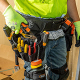 Klein Tools 5710XL | Electrician's Padded Tool Belt/Pouch Combo, 27-Pocket, 4-Piece, X-Large