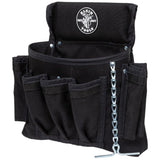 Klein Tools 5719 | PowerLine Series Electrician Tool Pouch, 18-Pocket