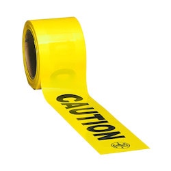 Klein Tools 58000 | Caution Tape, Barricade, Caution, Yellow, 3-Inch x 200-Feet
