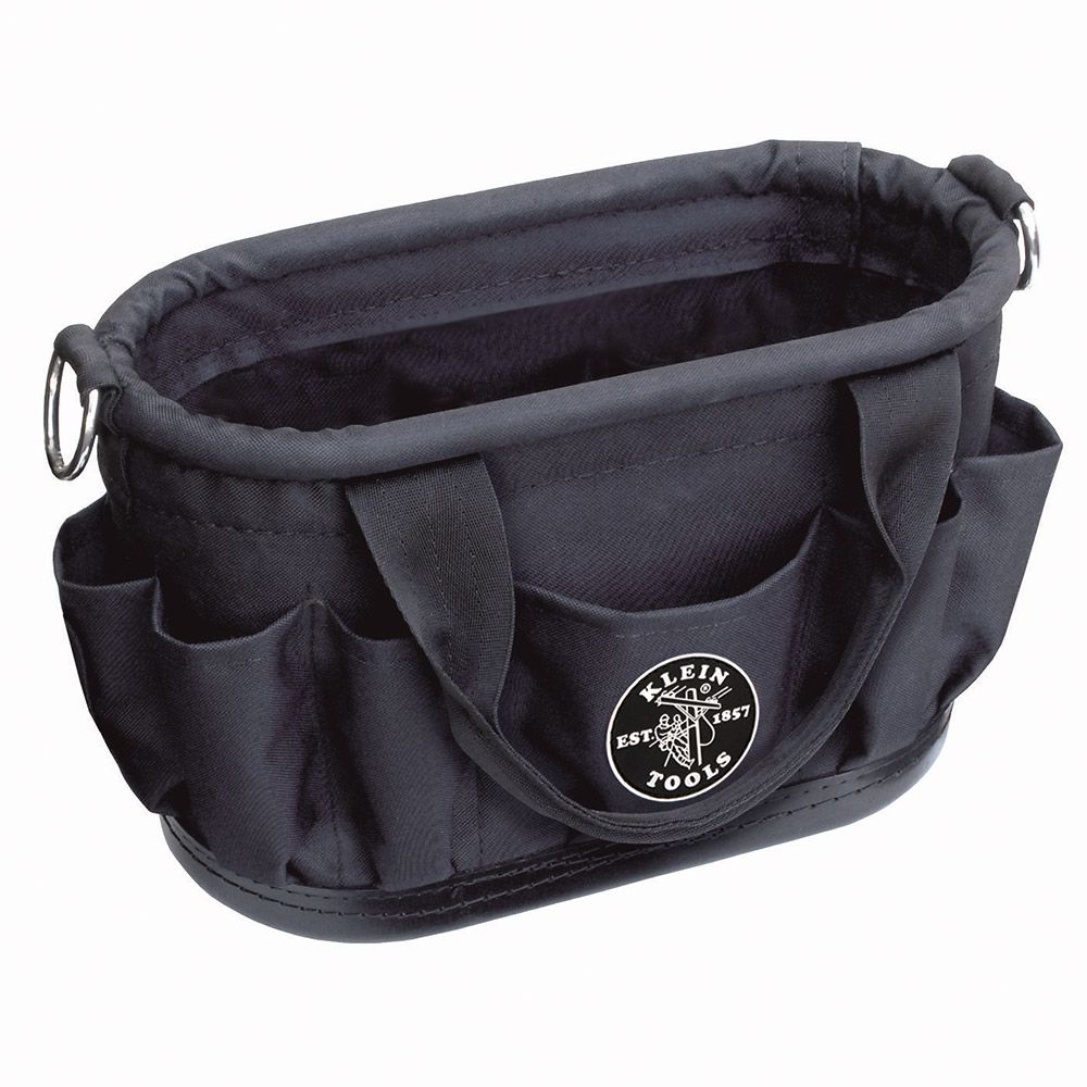 Klein Tools 58886 | Tool Tote, Polyester, 7-Pocket with Drain Holes