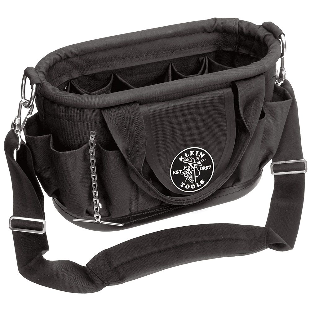 Klein Tools 58890 | 17 Pocket Tool Tote with Shoulder Strap