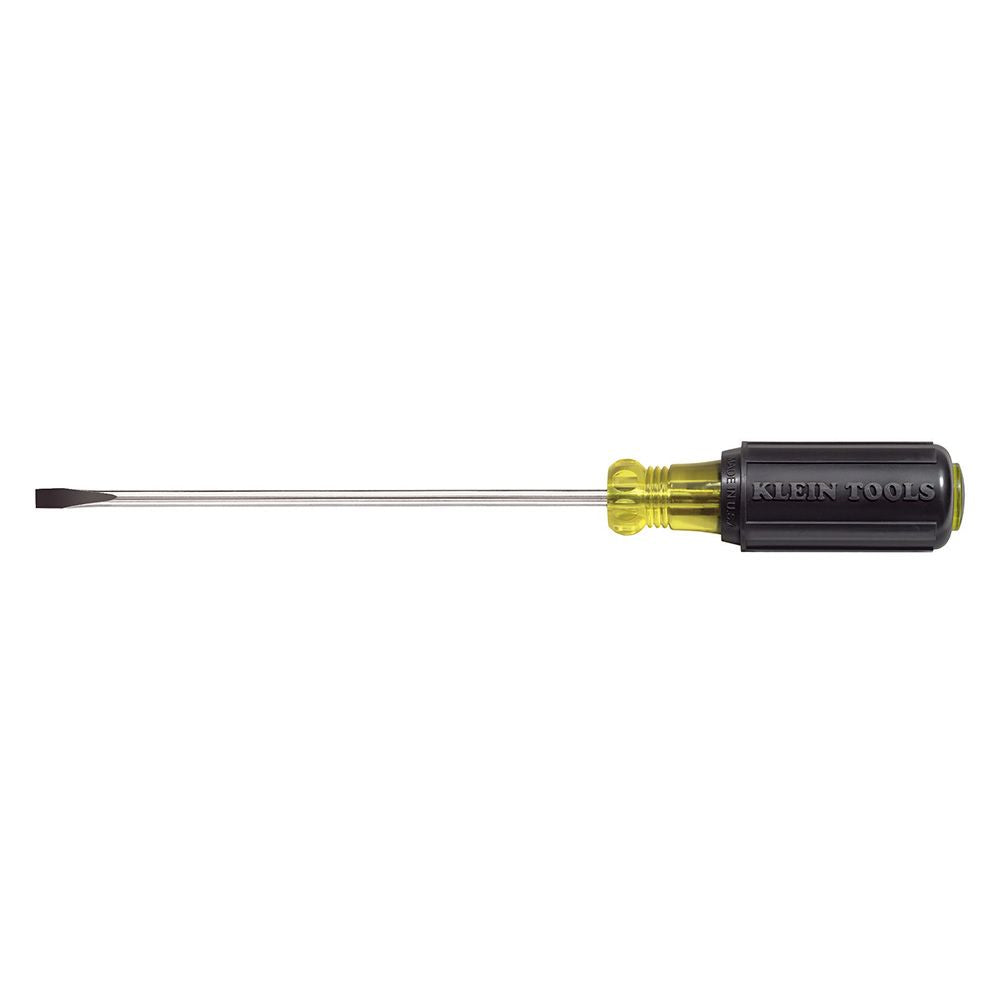 Klein Tools 601-10 | Screwdriver, 3/16-Inch Cabinet, 10-Inch Shank