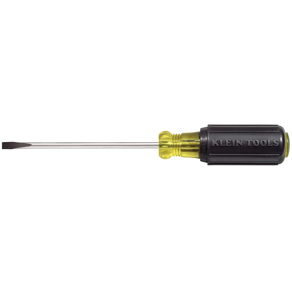 Klein Tools 601-4 | 3/16-Inch Cabinet Tip Screwdriver 4-Inch