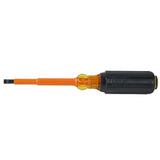 Klein Tools 602-4-INS | 1/4-Inch Cabinet Tip Insulated Screwdriver, 4-Inch
