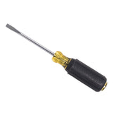 Klein Tools 605-4 | 1/4-Inch Cabinet Tip Screwdriver 4-Inch Shank