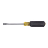 Klein Tools 605-4 | 1/4-Inch Cabinet Tip Screwdriver 4-Inch Shank