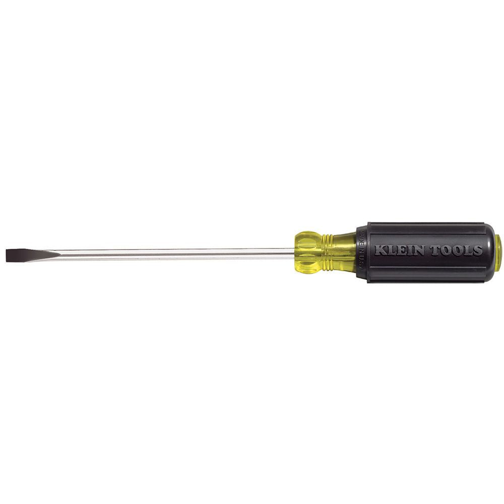 Klein Tools 605-6 | 1/4-Inch Cabinet Tip Screwdriver, Heavy Duty, 6-Inch