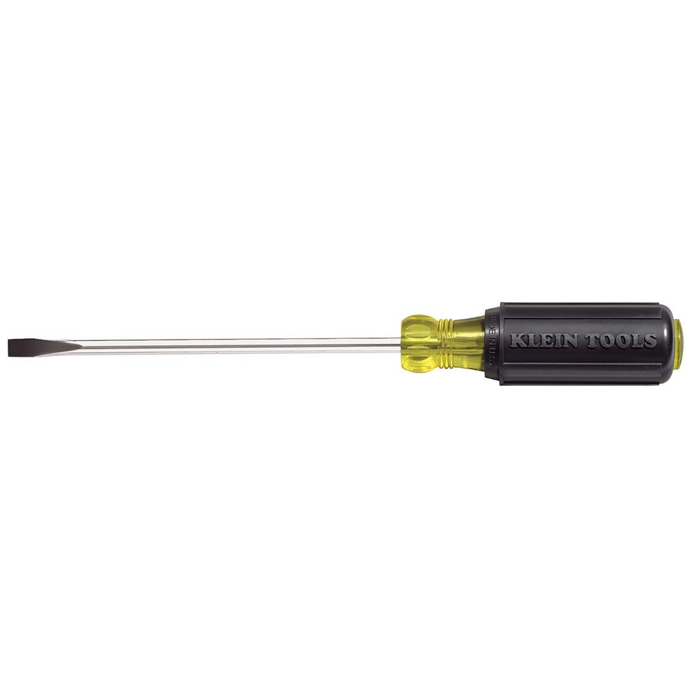 Klein Tools 605-8 | 1/4-Inch Cabinet Screwdriver, Heavy Duty, 8-Inch