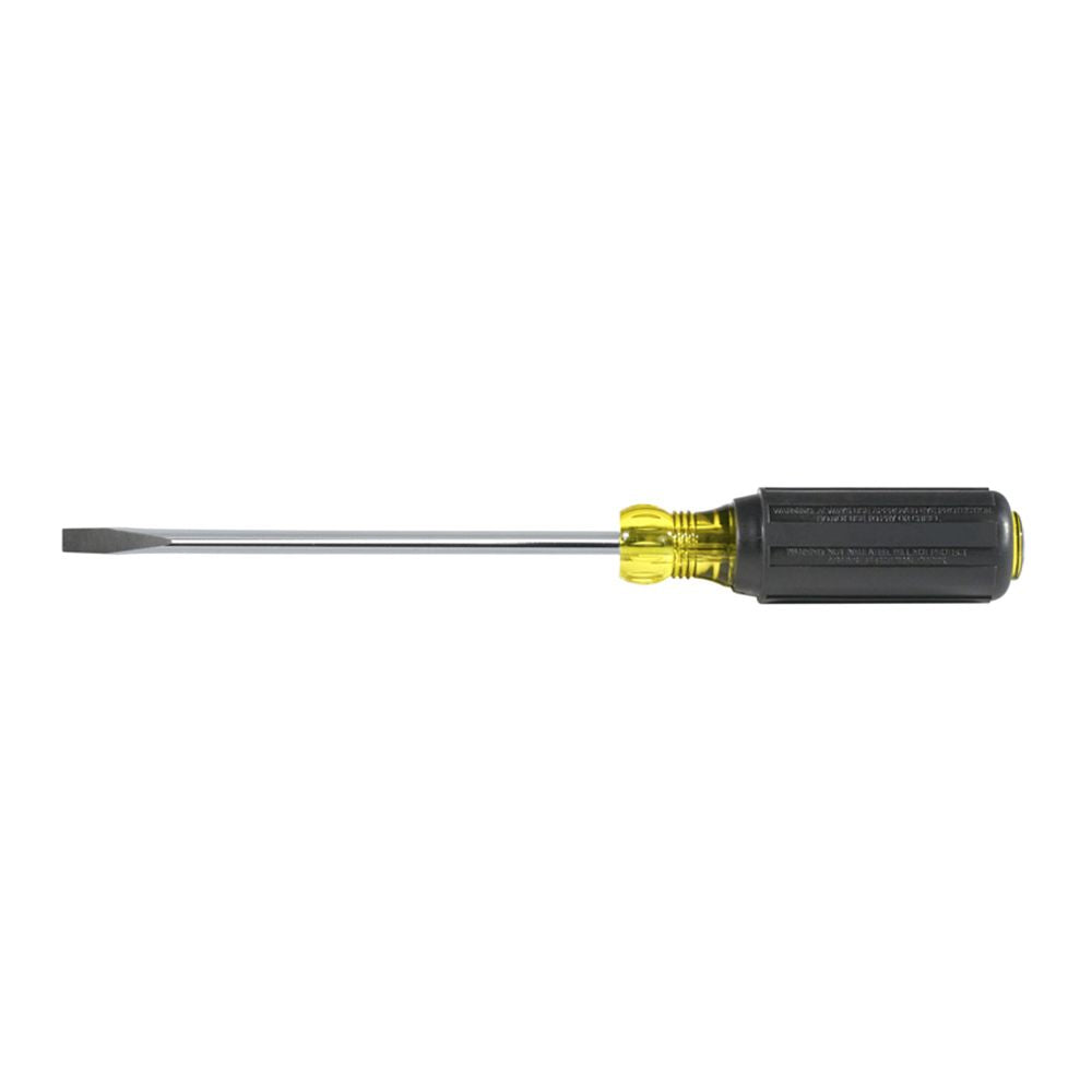 Klein Tools 605-6 | 1/4-Inch Cabinet Tip Screwdriver, Heavy Duty, 6-Inch