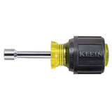 Klein Tools 610-5/16 | 5/16-Inch Stubby Nut Driver, 1-1/2-Inch Shaft, Cushion-Grip