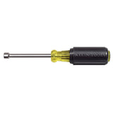 Klein Tools 630-1/4M | 1/4-Inch Magnetic Tip Nut Driver 3-Inch Shaft