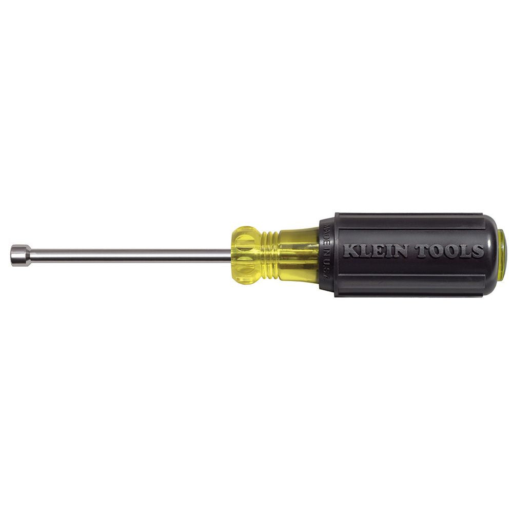 Klein Tools 630-3/16M | 3/16-Inch Magnetic Tip Nut Driver 3-Inch Shaft
