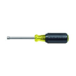 Klein Tools 630-4MM | 4mm Nut Driver, 3-Inch Hollow Shaft, Cushion-Grip