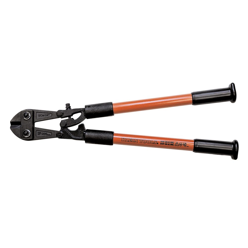 Klein Tools 63124 | Bolt Cutter, Fiberglass Handle, 24-1/2-Inch
