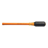Klein Tools 646-1/4-INS | Insulated 1/4-Inch Nut Driver, 6-Inch Hollow Shaft