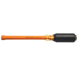 Klein Tools 646-3/8-INS | 3/8-Inch Insulated Nut Driver, 6-Inch Hollow Shaft