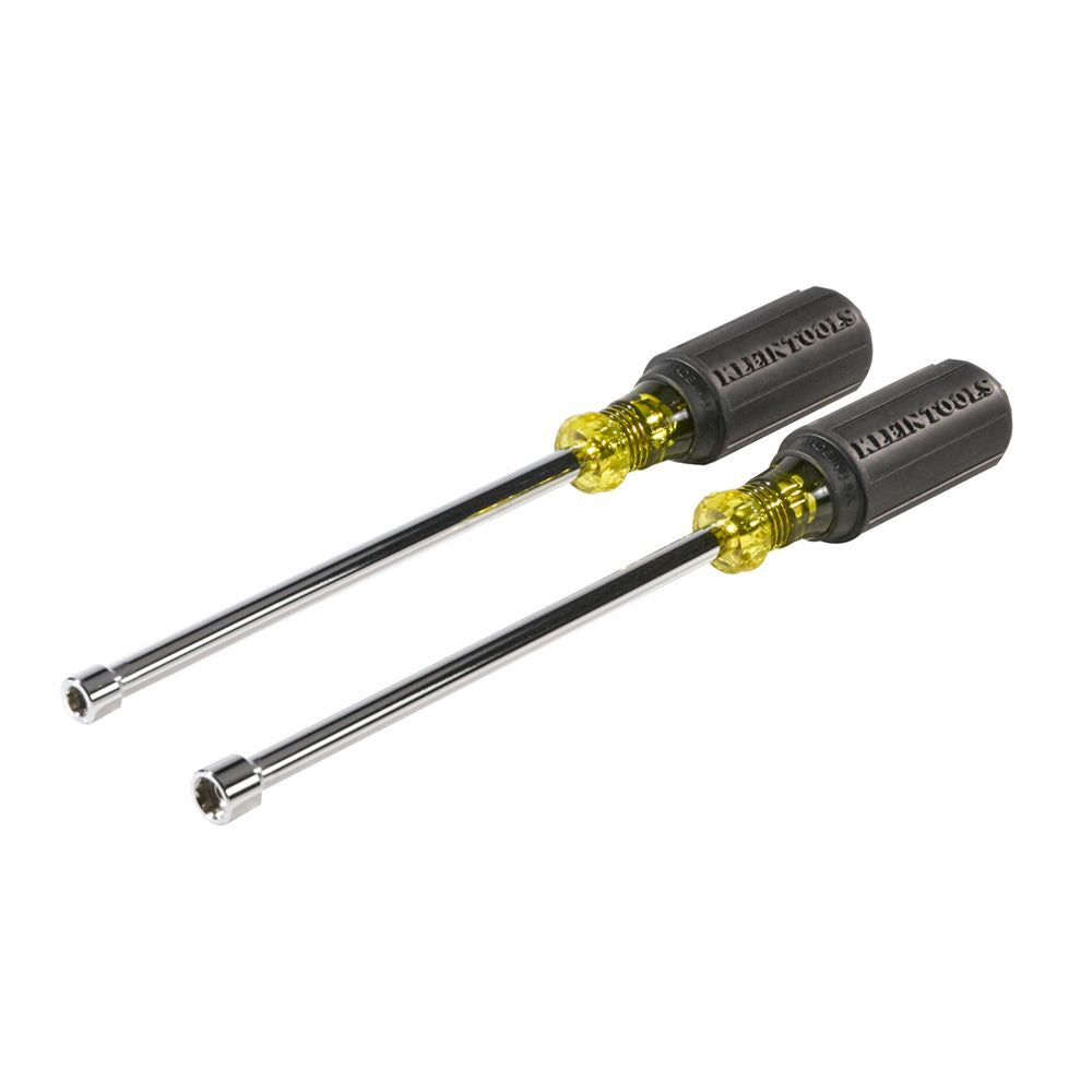 Klein Tools 646M | Nut Driver Set, Magnetic Nut Drivers, 6-Inch Shafts, 2-Piece