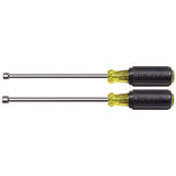 Klein Tools 646M | Nut Driver Set, Magnetic Nut Drivers, 6-Inch Shafts, 2-Piece