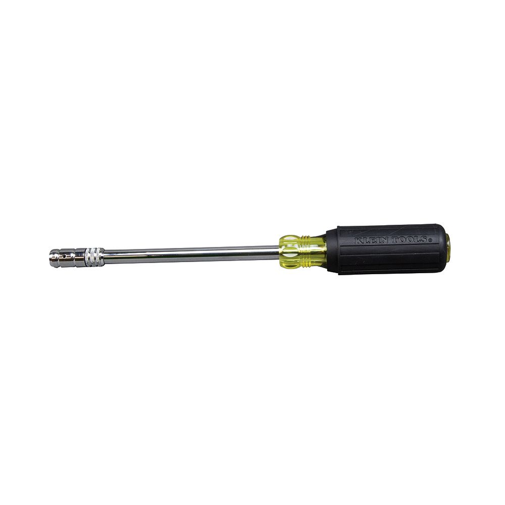Klein Tools 65129 | 2-in-1 Nut Driver, Hex Head Slide Drive, 6-Inch