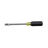 Klein Tools 65129 | 2-in-1 Nut Driver, Hex Head Slide Drive, 6-Inch