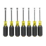 Klein Tools 65160 | Nut Driver Set, Metric Nut Drivers, 3-Inch Shafts, 7-Piece