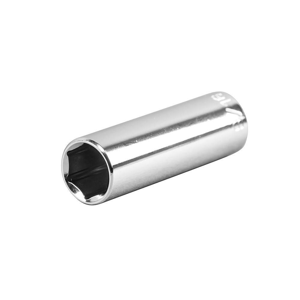 Klein Tools 65713 | 9/16-Inch Deep 6-Point Socket, 3/8-Inch Drive