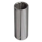 Klein Tools 65827 | 5/8-Inch Deep 12-Point Socket, 1/2-Inch Drive