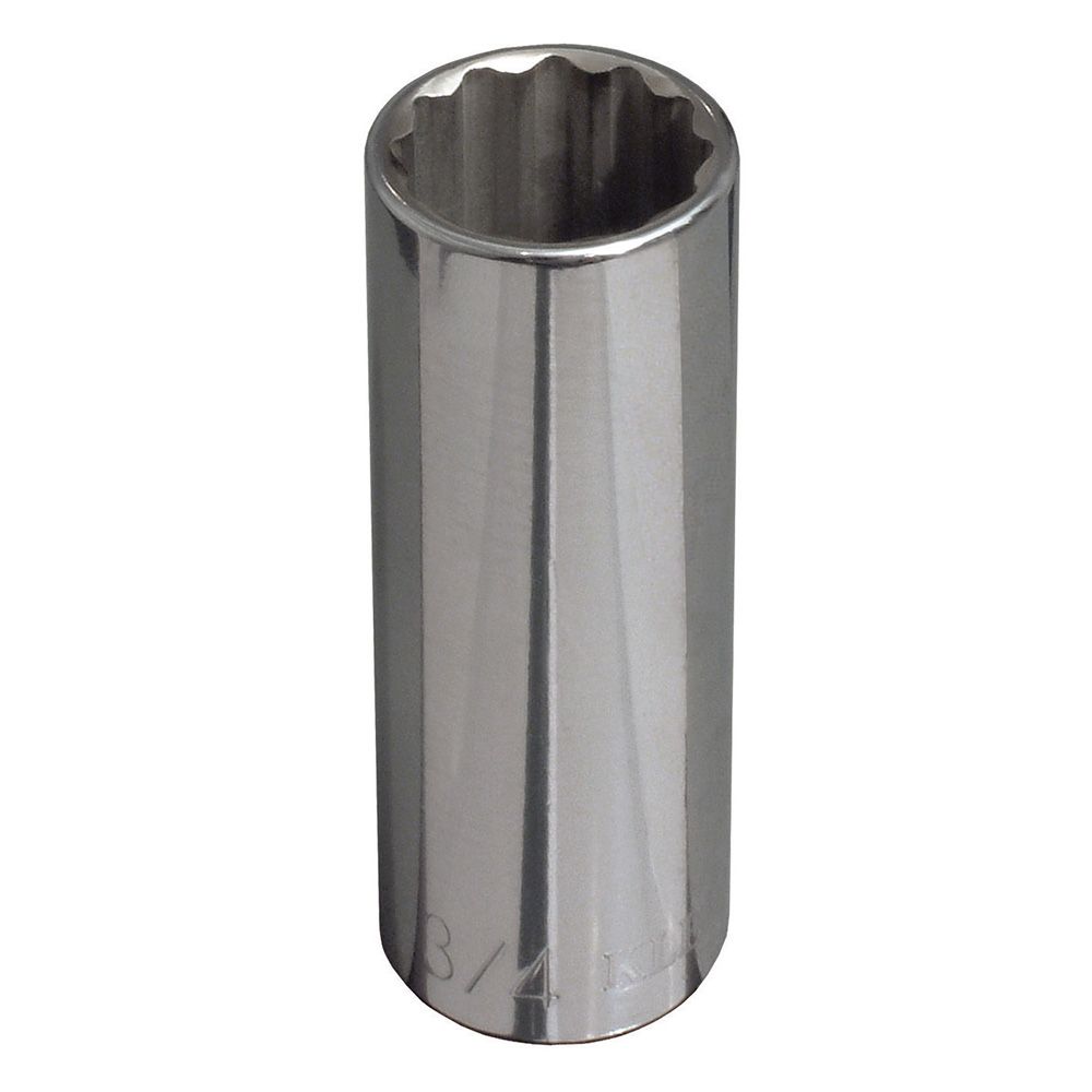 Klein Tools 65825 | 1/2-Inch Deep 12-Point Socket, 1/2-Inch Drive
