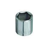 Klein Tools 65915 | 15 mm Metric 6-Point Socket, 3/8-Inch Drive