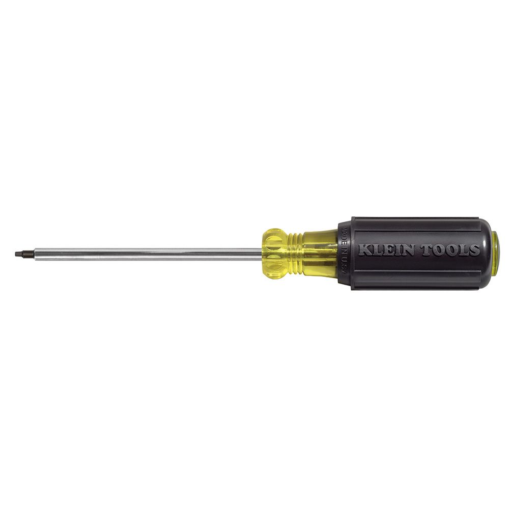 Klein Tools 667 | 3 Square Recess Screwdriver, 8-Inch Shank