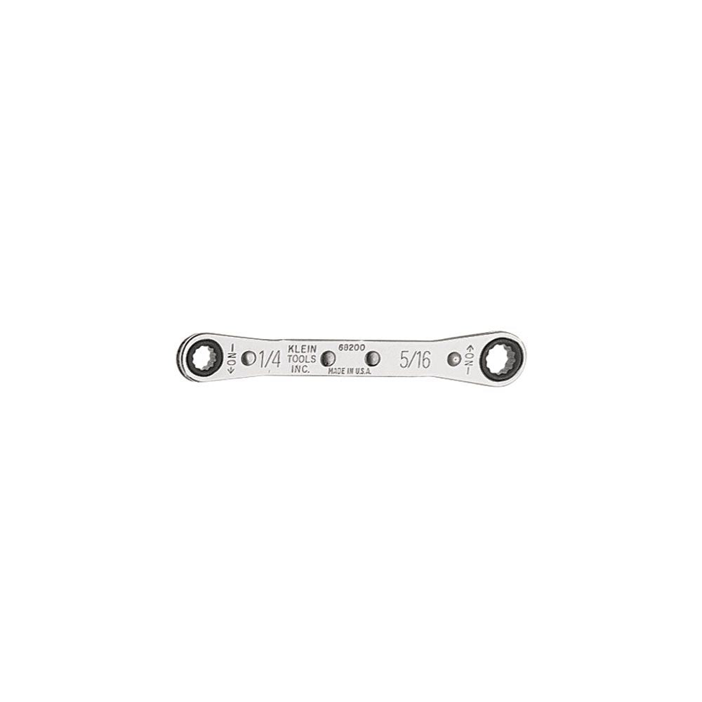Klein Tools 68200 | Ratcheting Box Wrench 1/4-Inch x 5/16-Inch