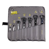 Klein Tools 68222 | Ratcheting Box Wrench Set, 7-Piece