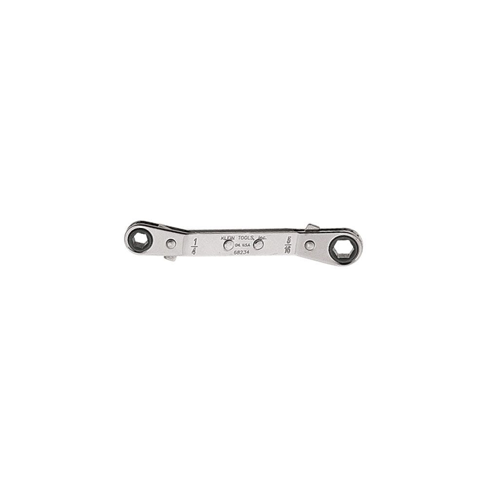 Klein Tools 68234 | Reversible Ratcheting Box Wrench 1/4 x 5/16-Inch