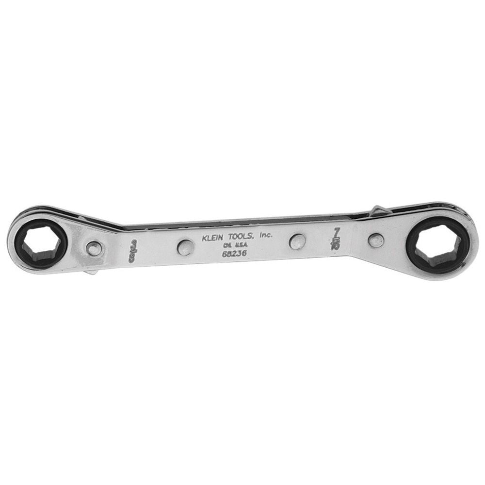 Klein Tools 68236 | Reversible Ratcheting Box Wrench 3/8 x 7/16-Inch