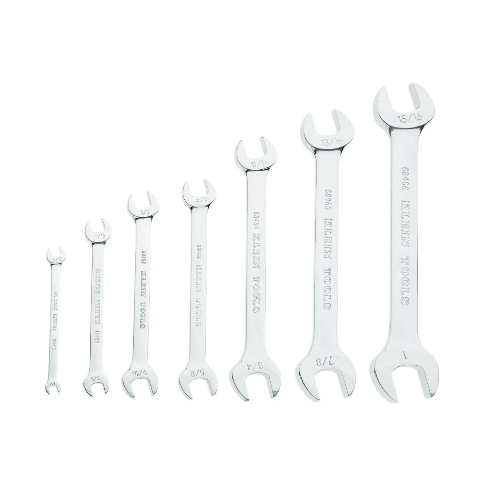Klein Tools 68452 | Open-End Wrench Set, 7-Piece