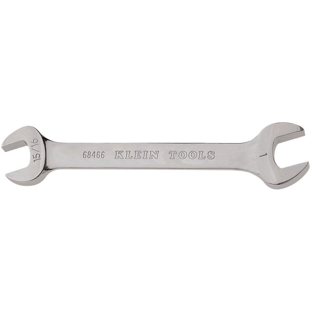 Klein Tools 68466 | Open-End Wrench 15/16-Inch and 1-Inch Ends
