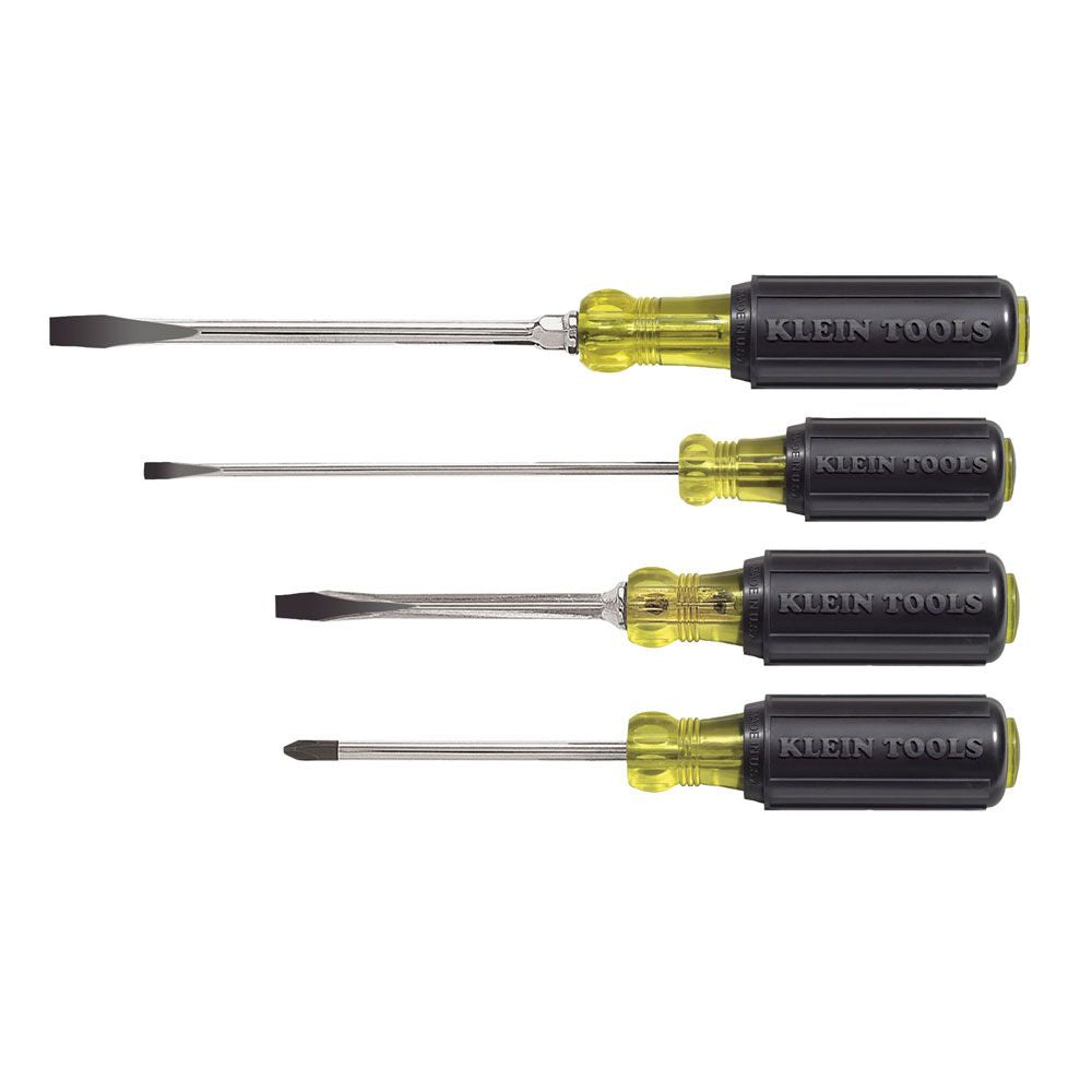 Klein Tools 85105 | Screwdriver Set, Slotted and Phillips, 4-Piece